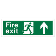 Fire Exit (Up Arrow) Sign
